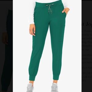 NWT: Med Couture Insight Jogger scrub pants Hunter green 3X